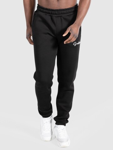 Smilodox Tapered Broek 'Kane' in Zwart: voorkant