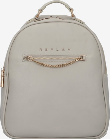 REPLAY Backpack in Beige: front