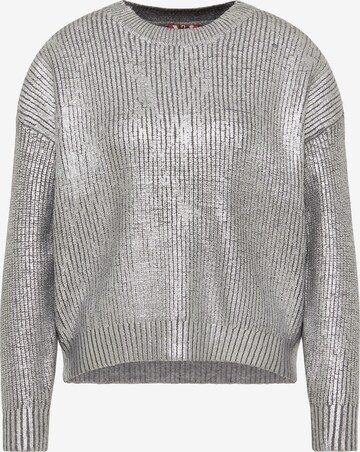 myMo ROCKS Sweater in Silver: front