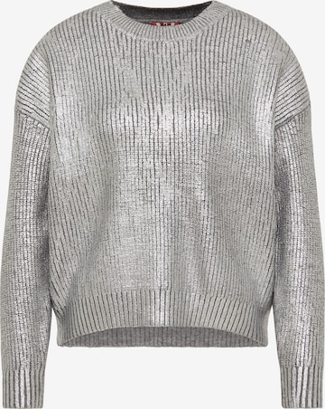 myMo ROCKS Pullover in Silber: predná strana