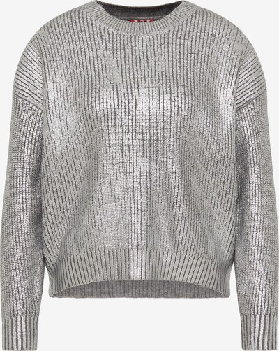 myMo ROCKS Pullover in silber, Produktansicht