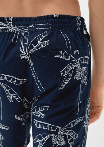 QS Regular Shorts in Blau