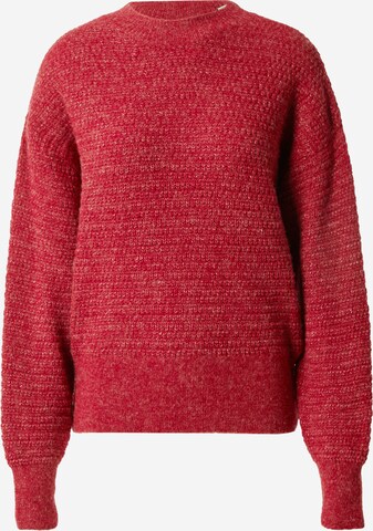 sarkans ESPRIT Džemperis: no priekšpuses