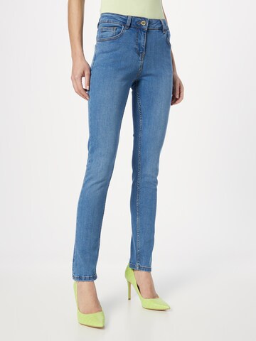 Coupe slim Jean Karen Millen en bleu : devant