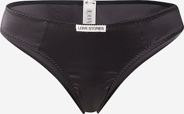 Slip 'Carl' de la LOVE Stories pe negru: față