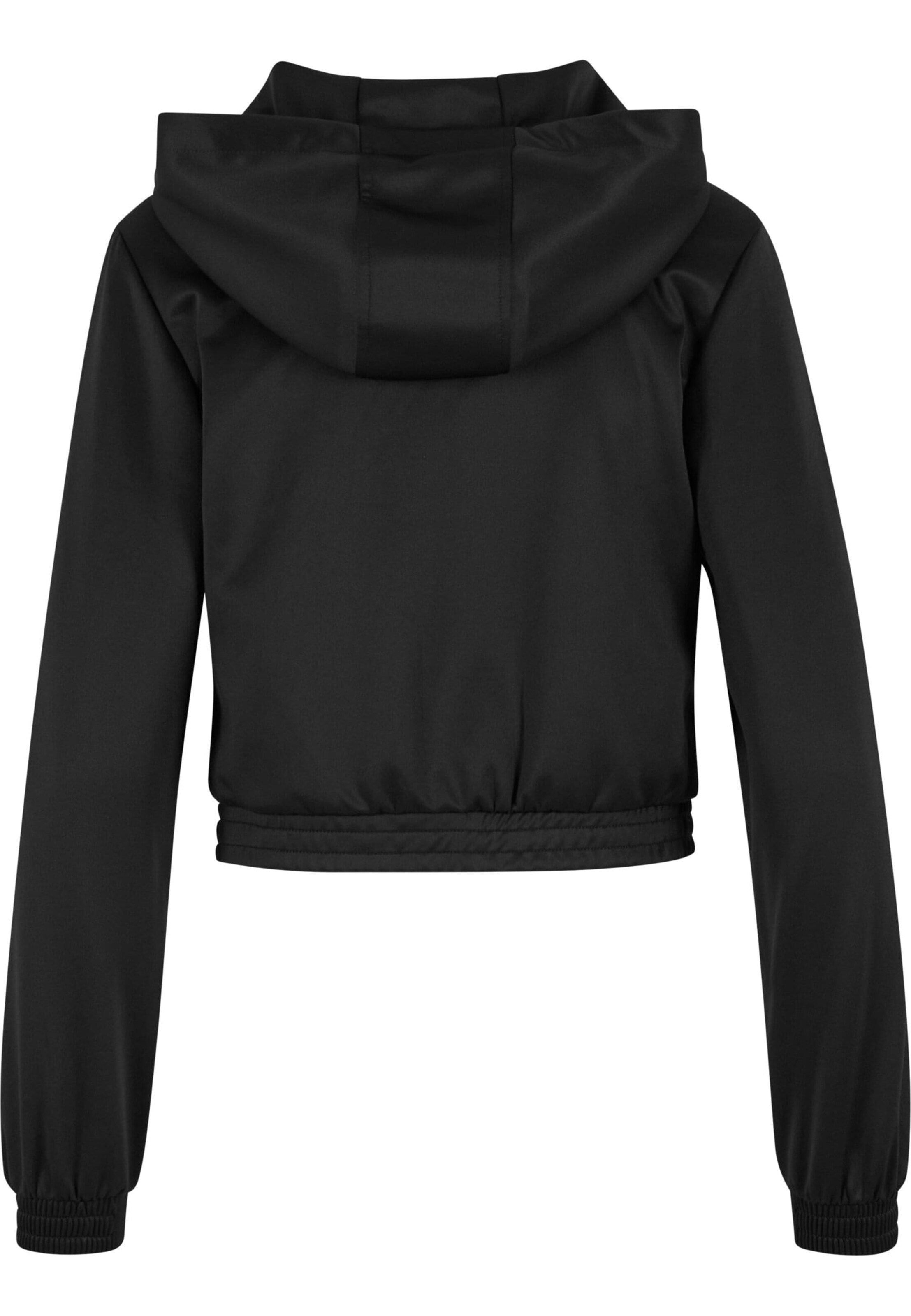 Urban Classics Sweat jacket in Black