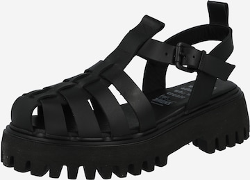 BRONX Sandals in Black: front