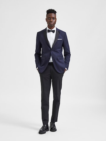 SELECTED HOMME Slim fit Business-colbert in Blauw