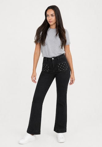 Coupe slim Jean Elara en noir