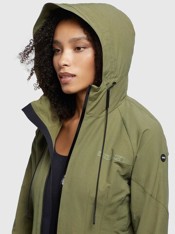 Parka di mezza stagione di khujo in verde