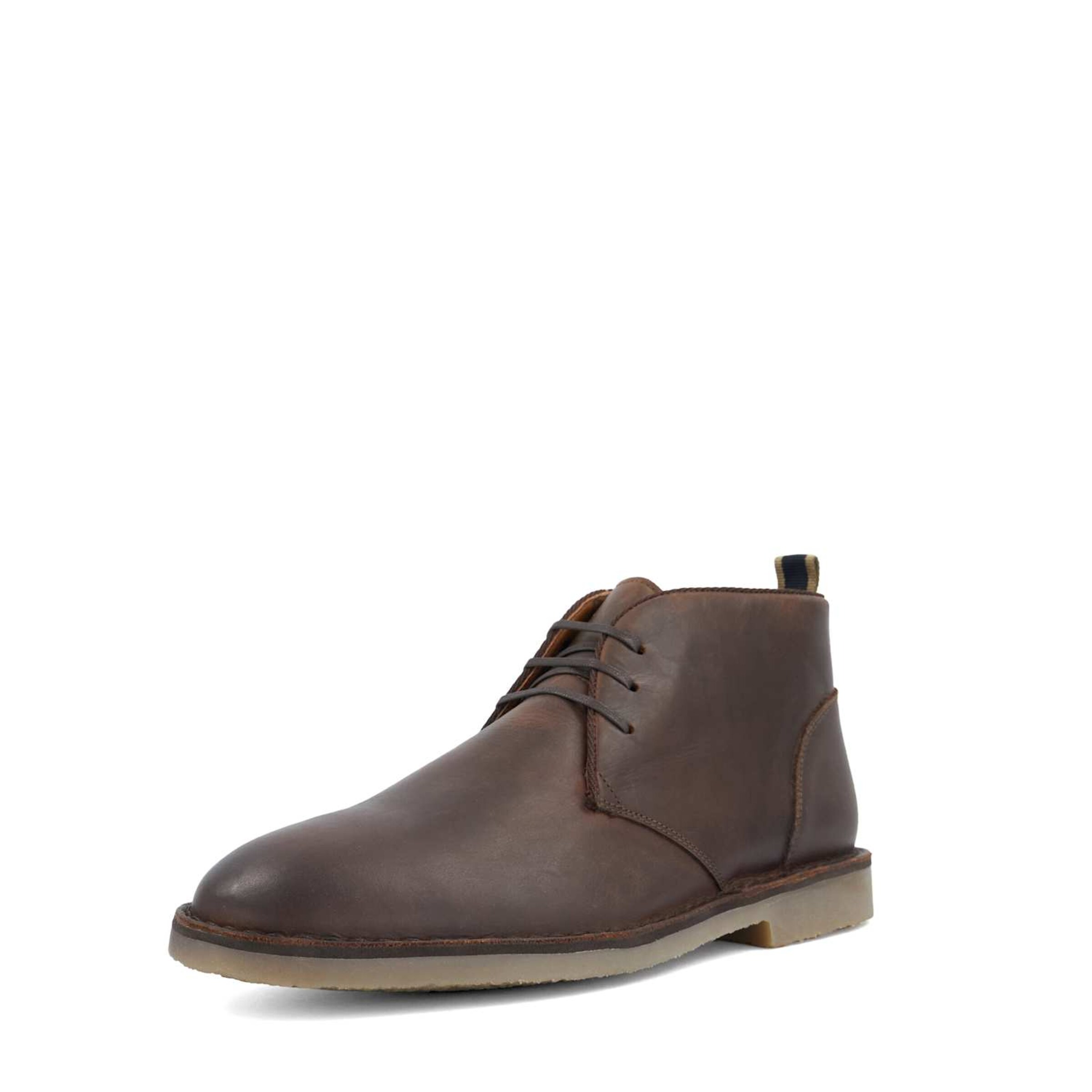 Dune LONDON Chukka Boots 'Cashed' in Bruin: voorkant