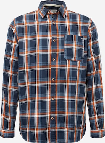 TOM TAILOR Button Up Shirt in Blue: front