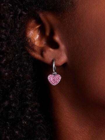 Lucardi Oorbellen in Zilver: voorkant