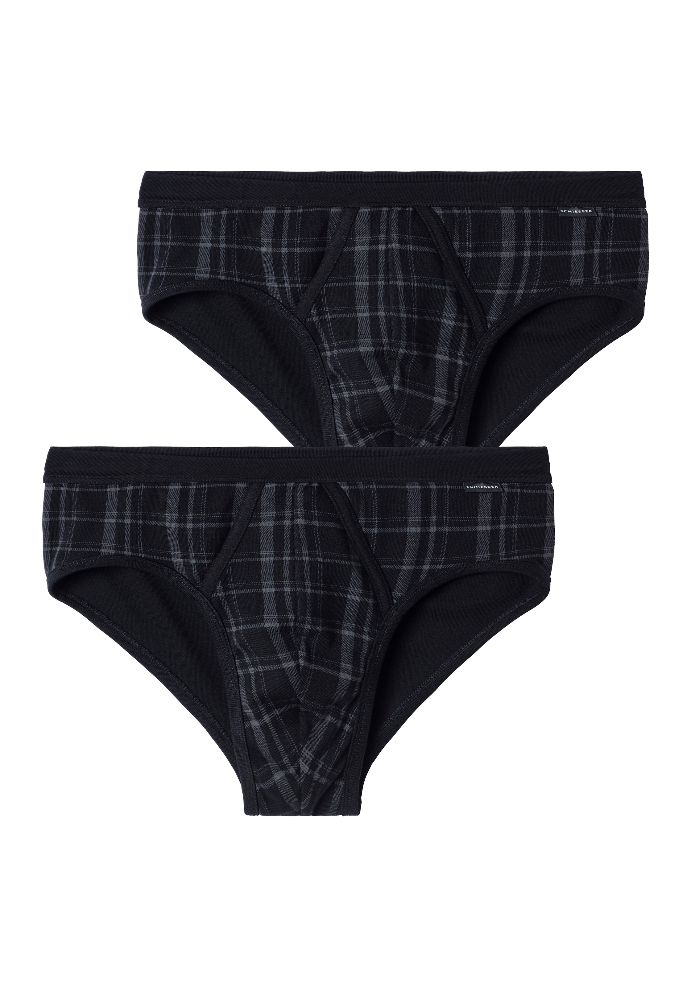 SCHIESSER Slip 'Original Classics' in Zwart: voorkant