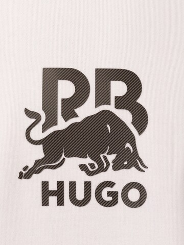 HUGO Sweatshirt ' Dahrain RB ' in White