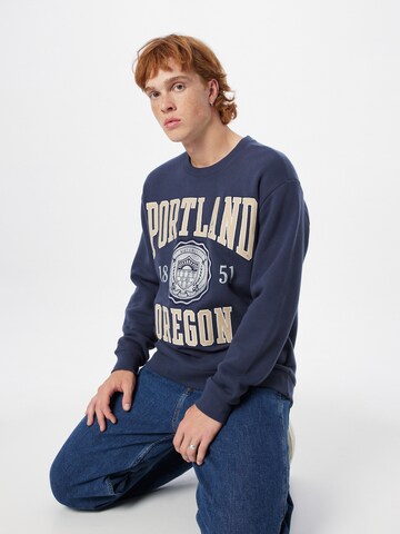 Sweat-shirt HOLLISTER en bleu : devant