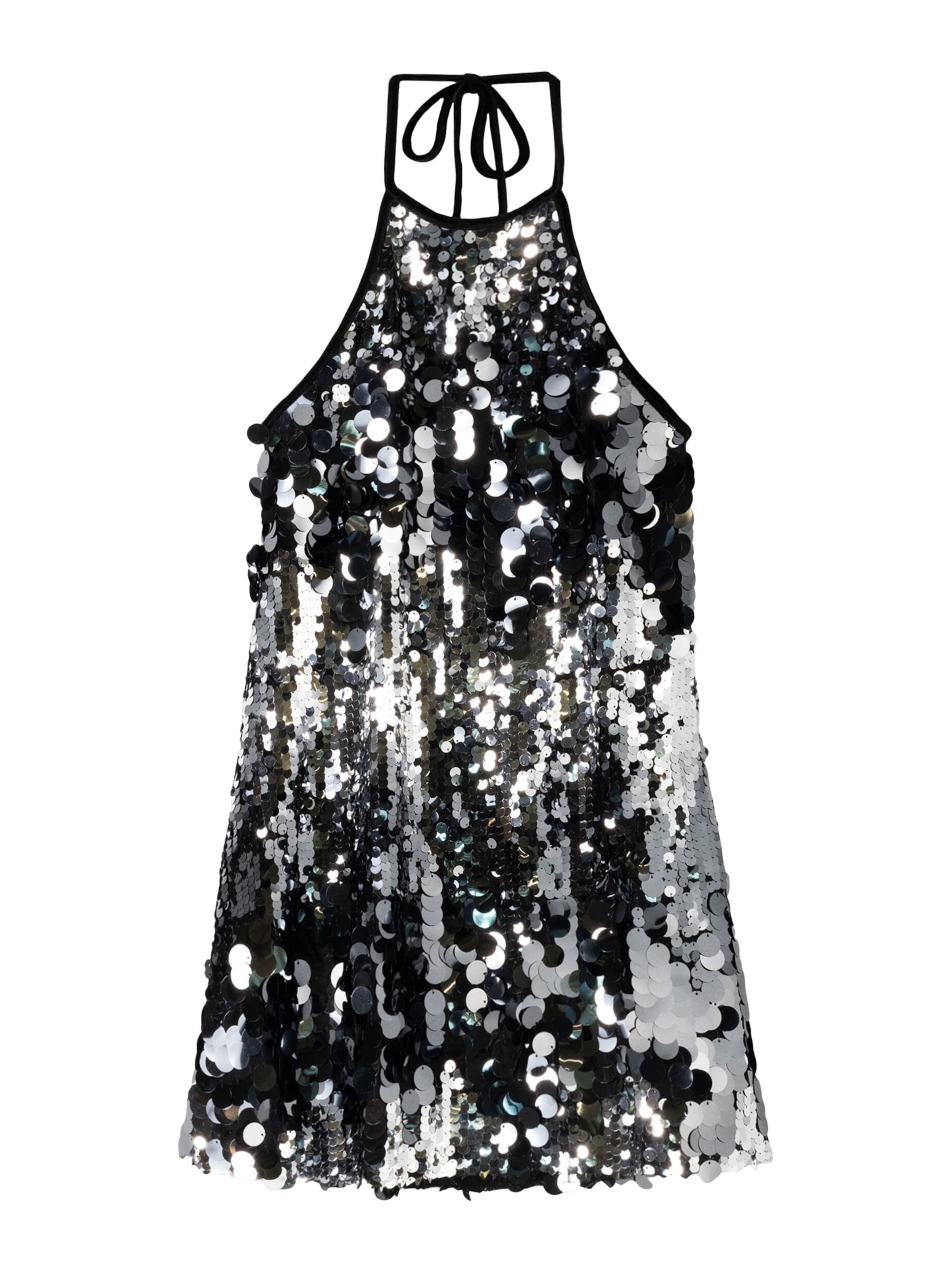 Bershka Cocktailmekko värissä hopea: etupuoli