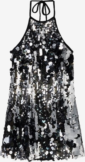 Bershka Cocktailmekko koossa 36 värissä hopea, Tuotenäkymä