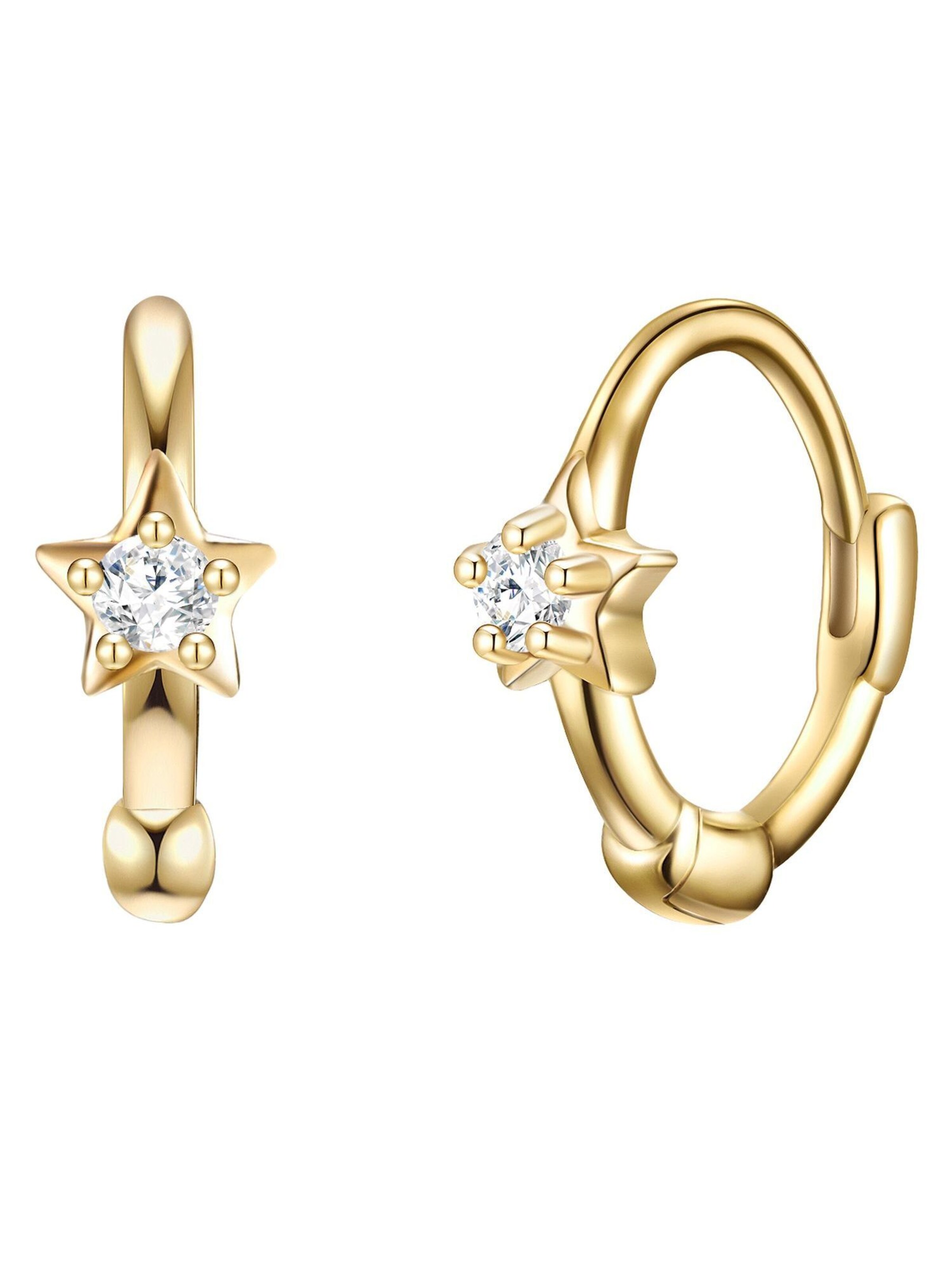 Glanzstücke München Oorbellen in Goud: voorkant