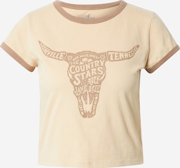 HOLLISTER Shirt in Beige: front