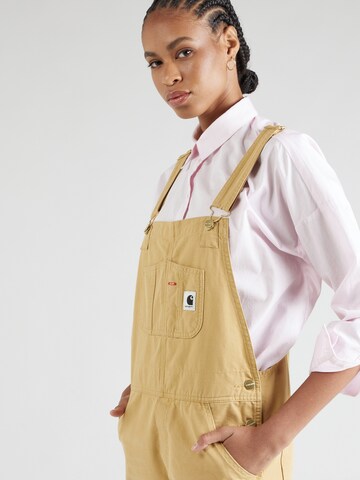 Carhartt WIP Regular Latzhose 'Bib' in Braun