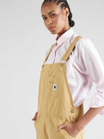 Carhartt WIP Jumpsuit 'Bib' in Brown