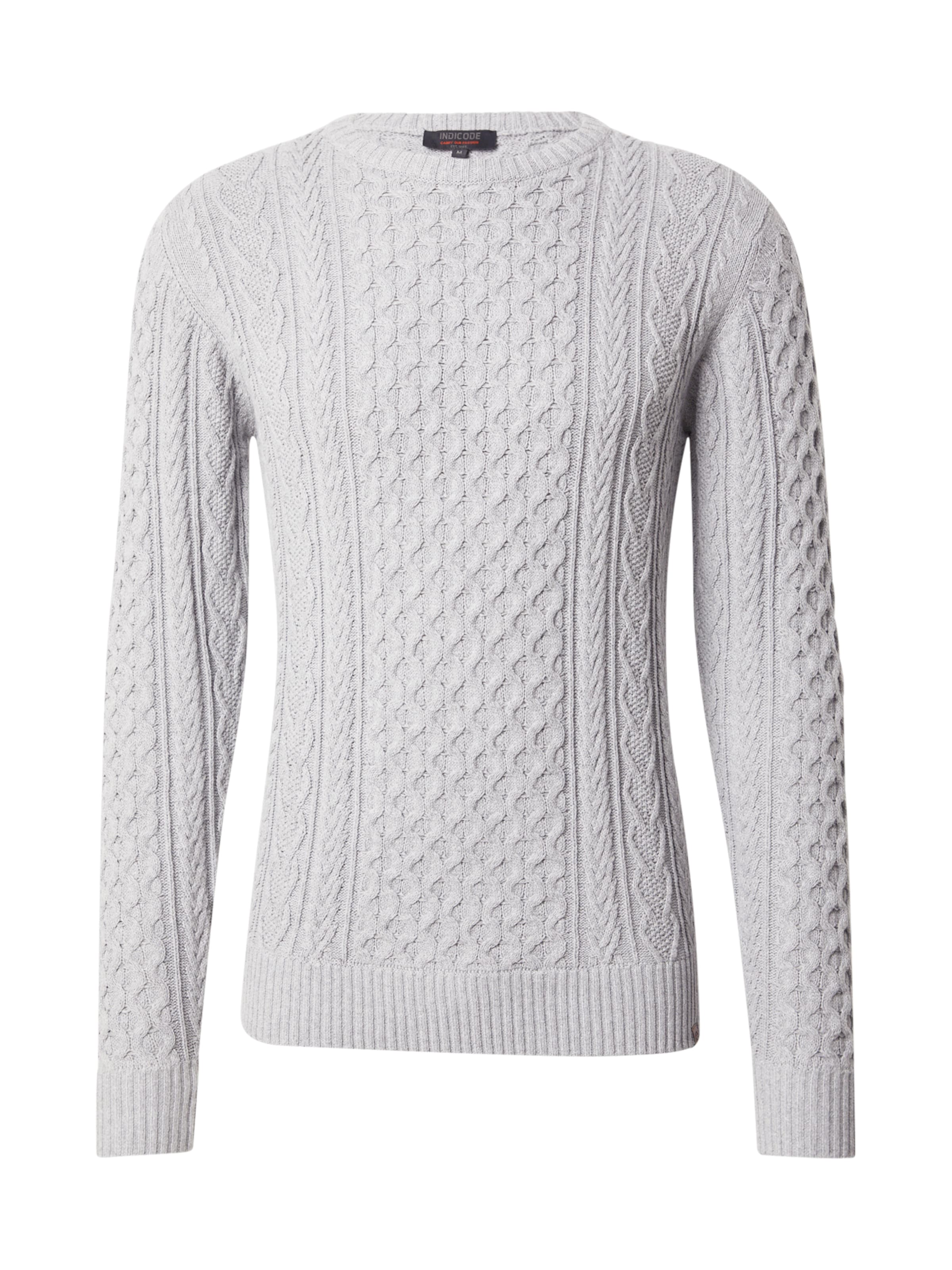 Pulover 'Belinski' de la INDICODE JEANS pe gri: față