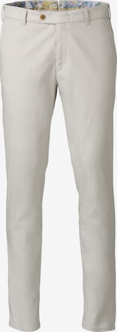 Coupe slim Pantalon chino 'Lupus' MMXGERMANY en beige : devant