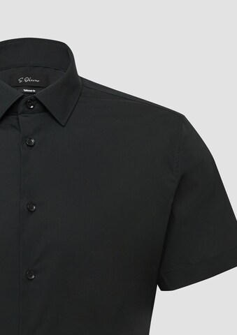 Coupe regular Chemise s.Oliver BLACK LABEL en noir