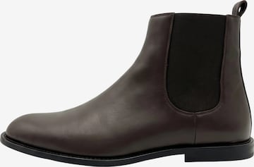 ABOUT YOU Chelsea Boots 'Leana' in Braun: Vorderseite