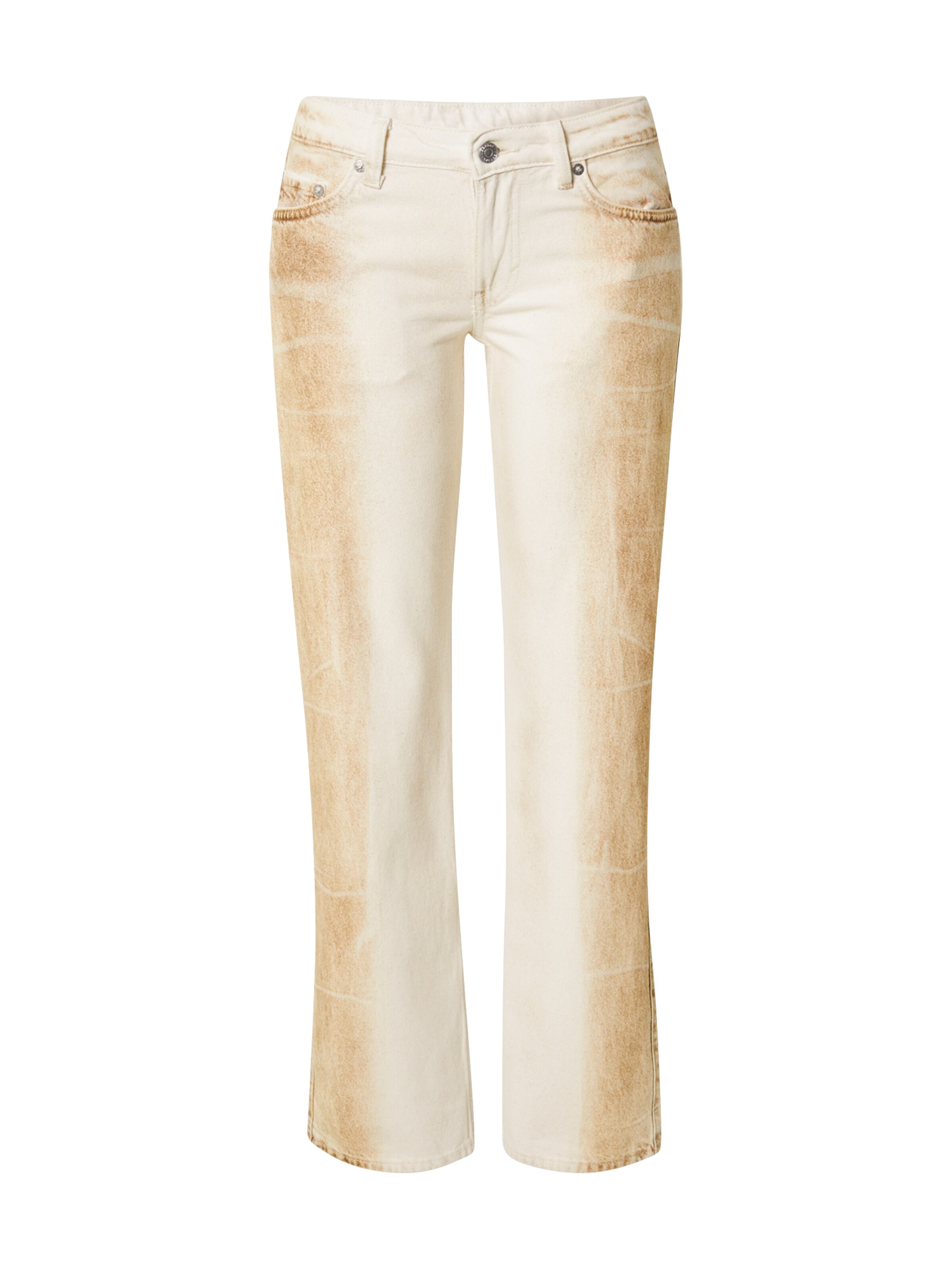 WEEKDAY - regular Vaquero 'Arrow' en marrón: frente