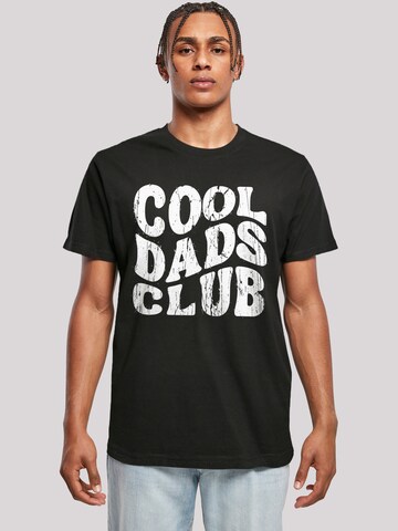 T-Shirt 'Cool Dads Club' F4NT4STIC en noir : devant