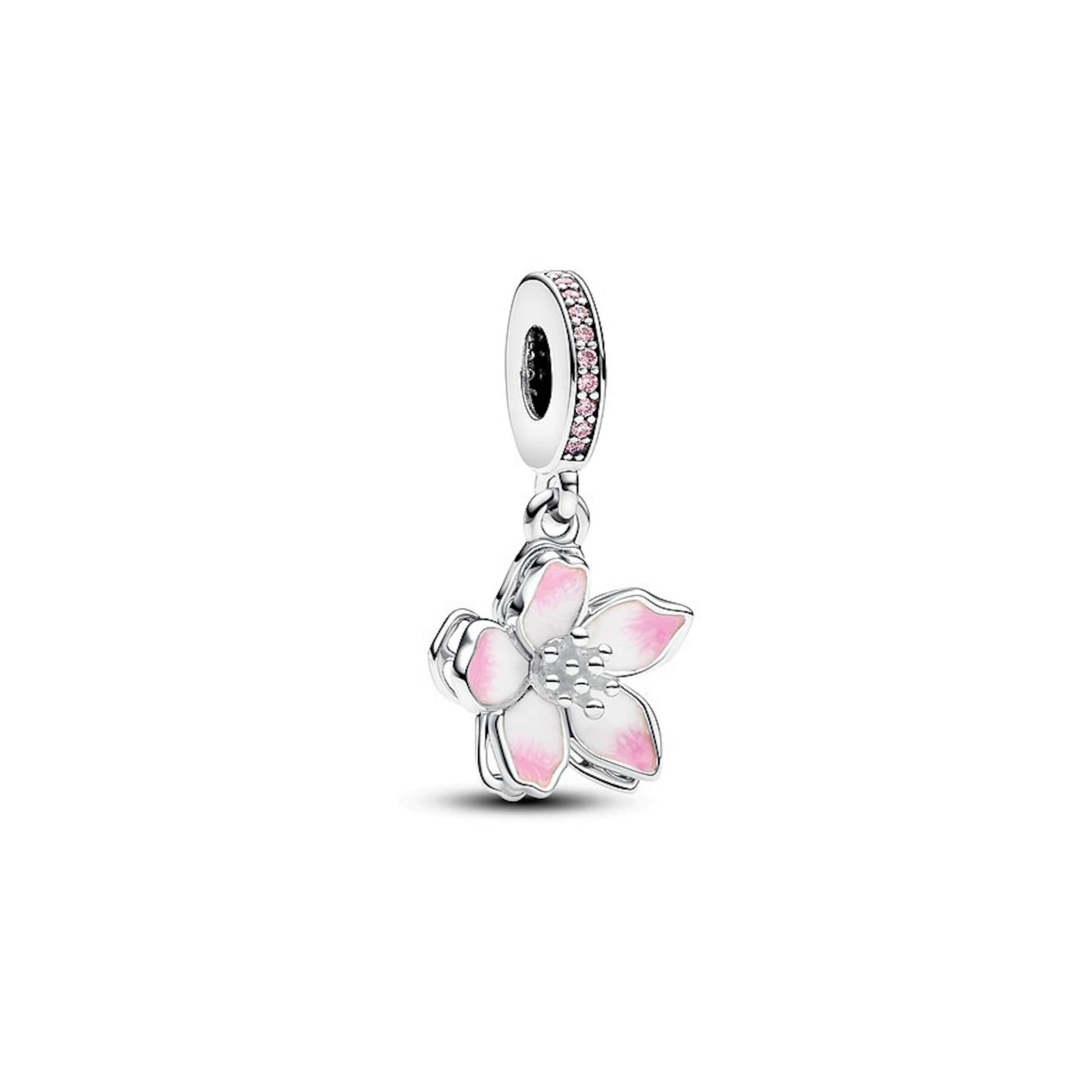 Pandora Pendant 'Kirschblüten' in Silver: front
