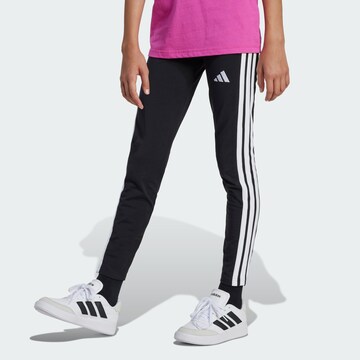ADIDAS SPORTSWEAR Skinny Sports trousers 'Essentials' in Black: front