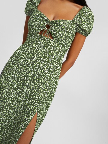 Bershka Dress in Green