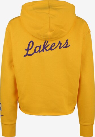 NIKE Athletic Sweatshirt 'NBA Los Angeles Lakers' in Yellow