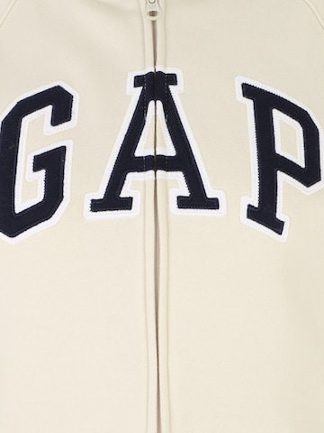 Giacca di felpa 'HERITAGE' di Gap Tall in beige