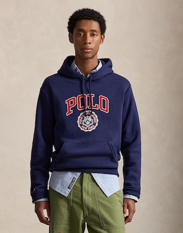 Polo Ralph Lauren Sweatshirt 'SEASONAL FLEECE' in Blue: front