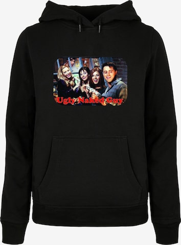 ABSOLUTE CULT Sweatshirt 'Friends - Ugly Naked Guy' in Black: front