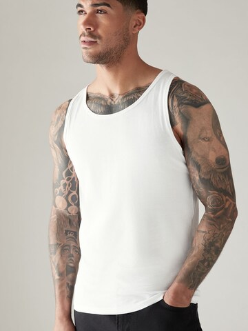 Maillot de corps Next en blanc : devant