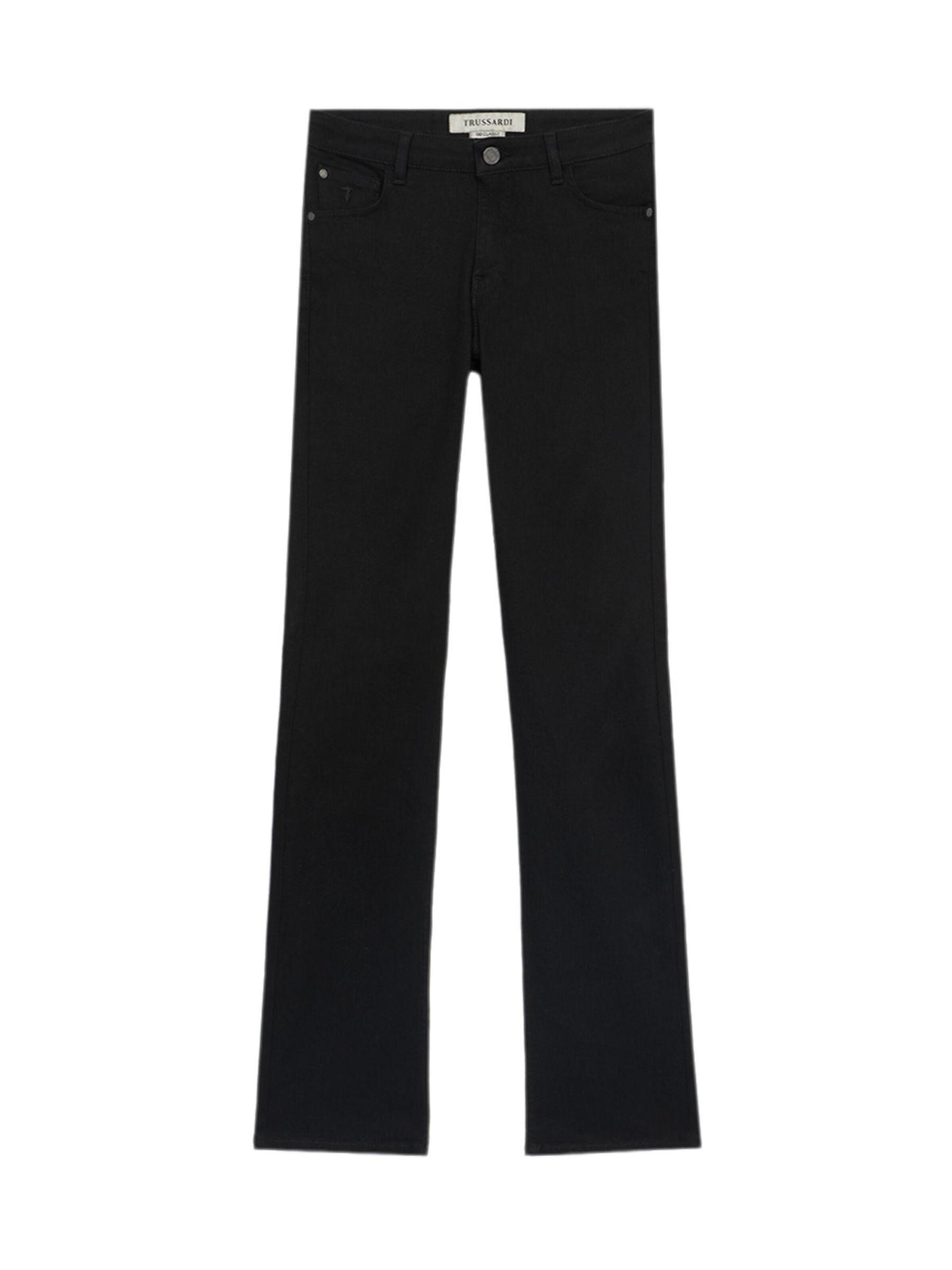 Trussardi Regular Jeans in Black: front