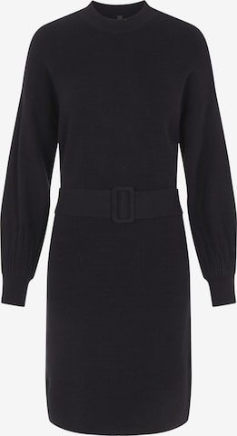 Y.A.S Knitted dress 'Henry' in Black: front