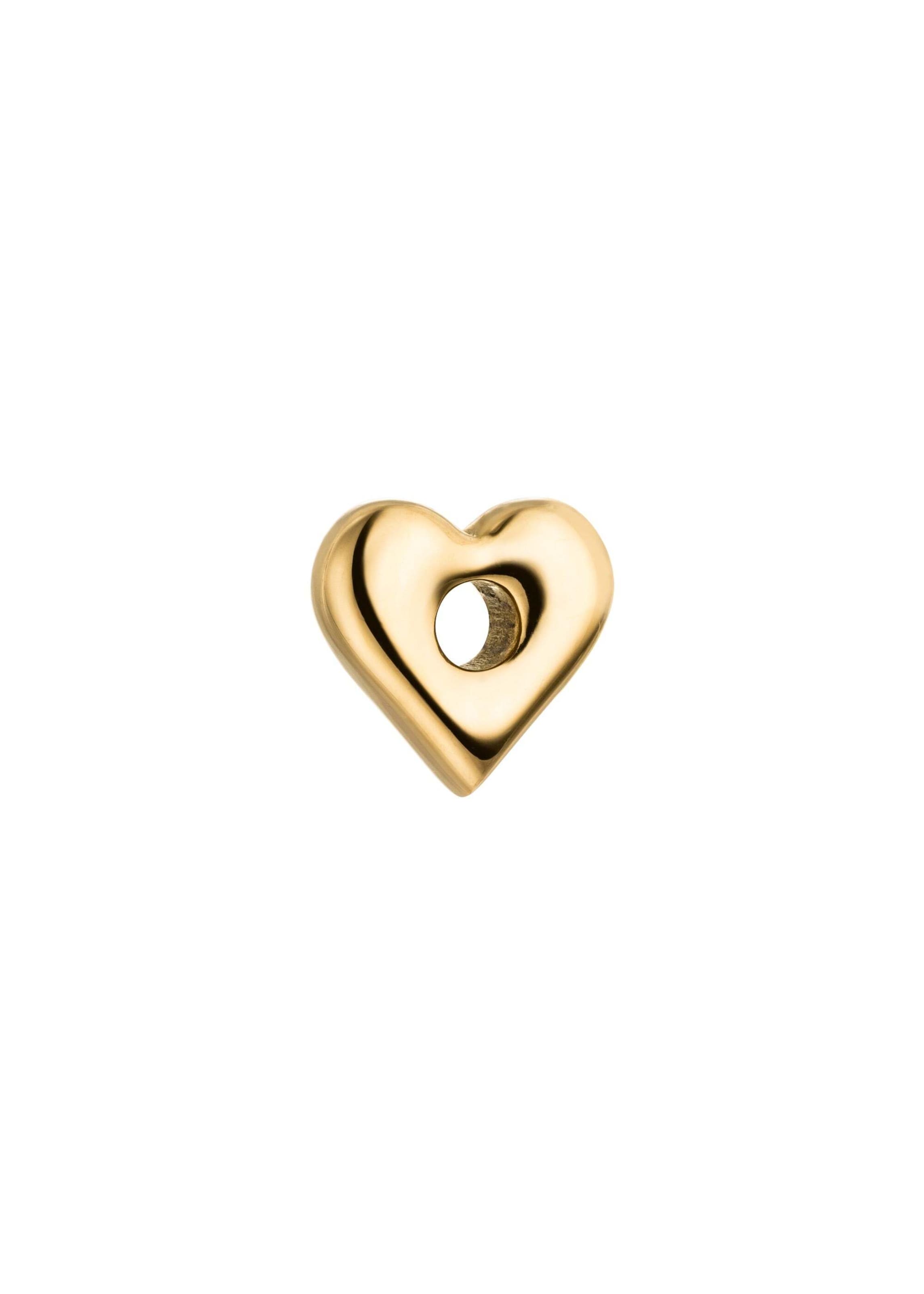 PURELEI Anhänger 'Heart Bubble' in Gold: Vorderseite