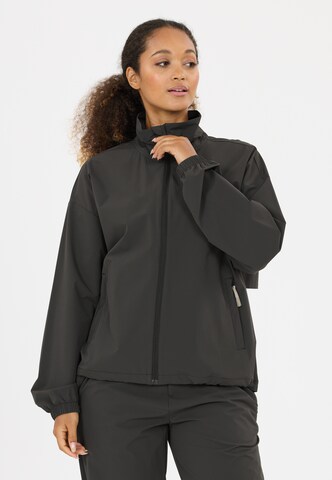 Athlecia Sportjas 'Shiena' in Zwart: voorkant