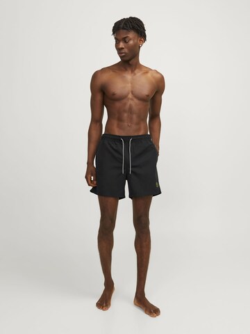 JACK & JONES Board Shorts 'JPSTFIJI' in Black