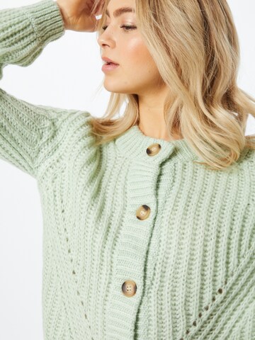 SISTERS POINT Knit Cardigan 'LYA-CA' in Green