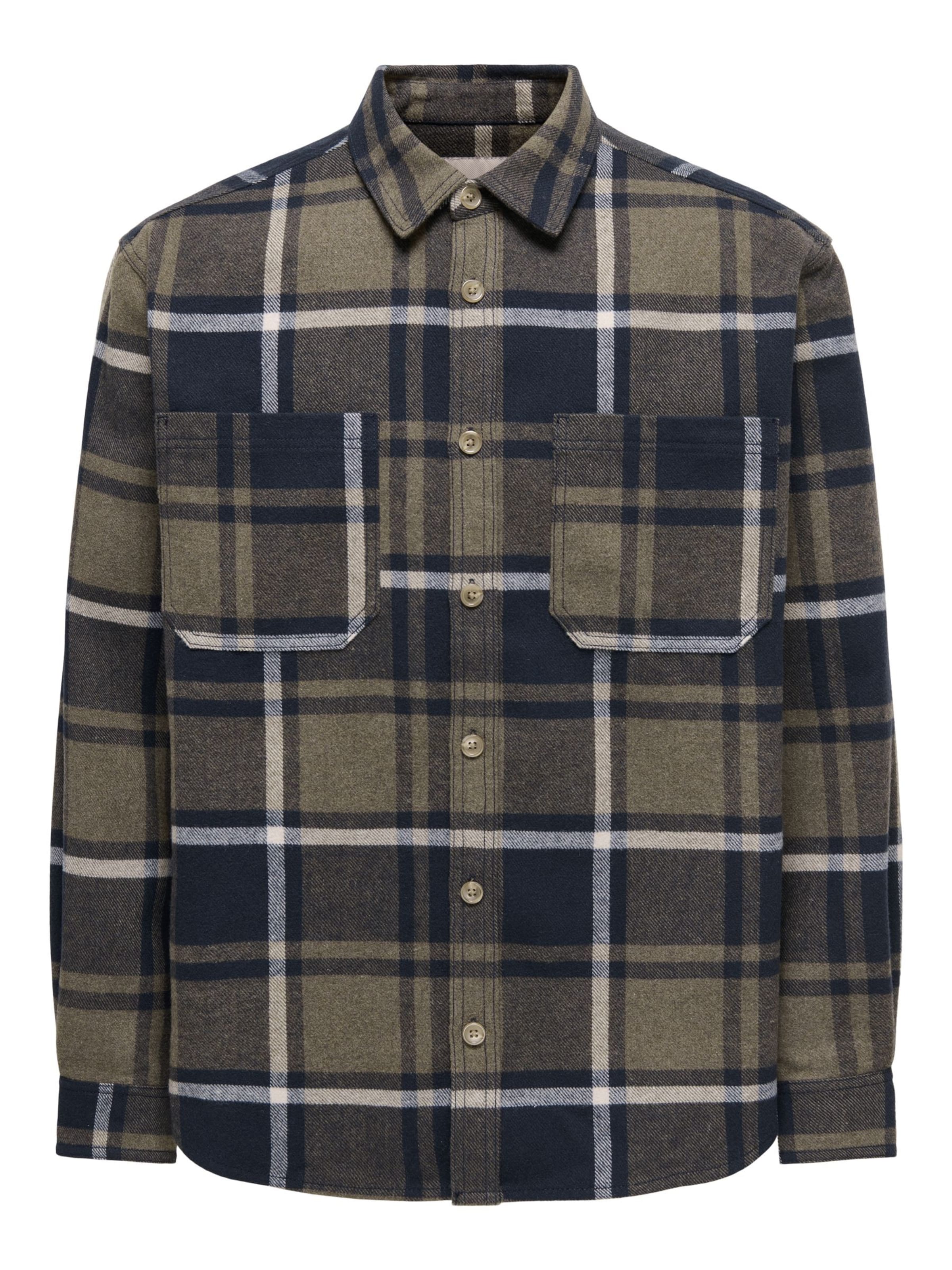 Regular fit Camicia 'ONSALP' di Only & Sons in blu: frontale