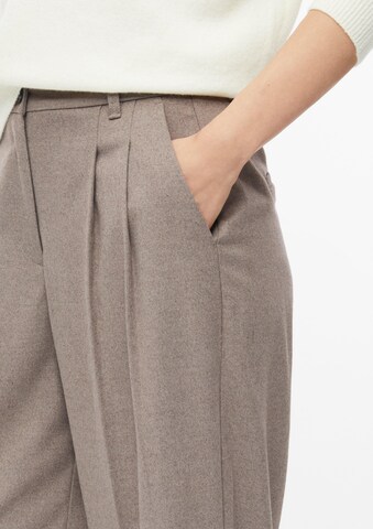 s.Oliver Wide Leg Hose in Braun: Vorderseite