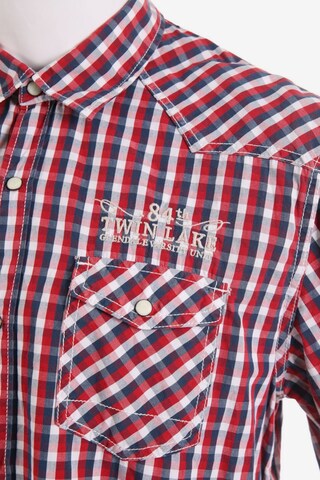 s.Oliver Button Up Shirt in L in Red