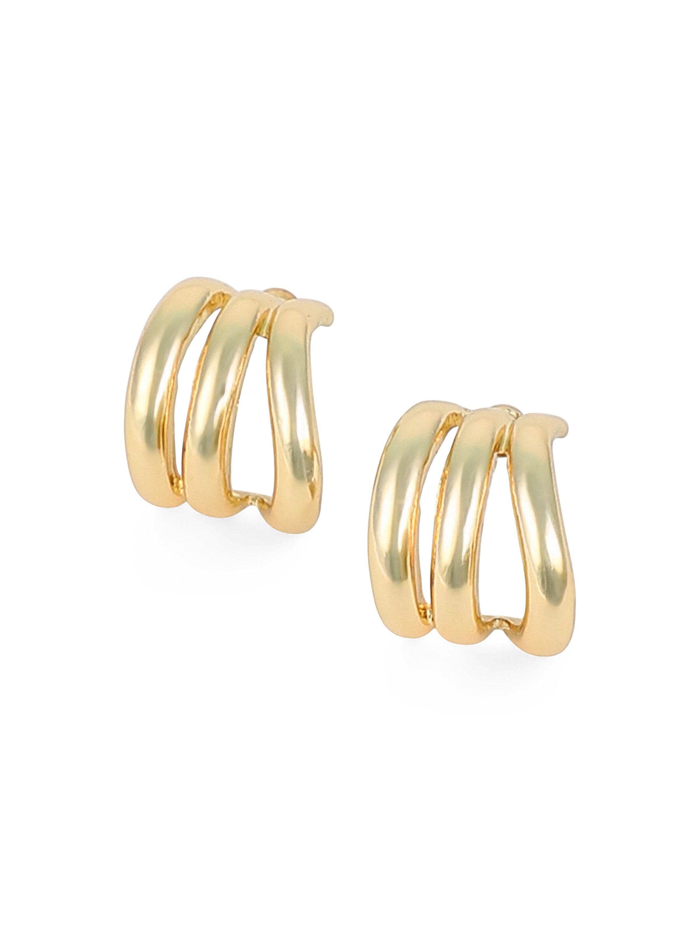 SOHI Σκουλαρίκια 'Malavika' σε χρυσό: μπροστά